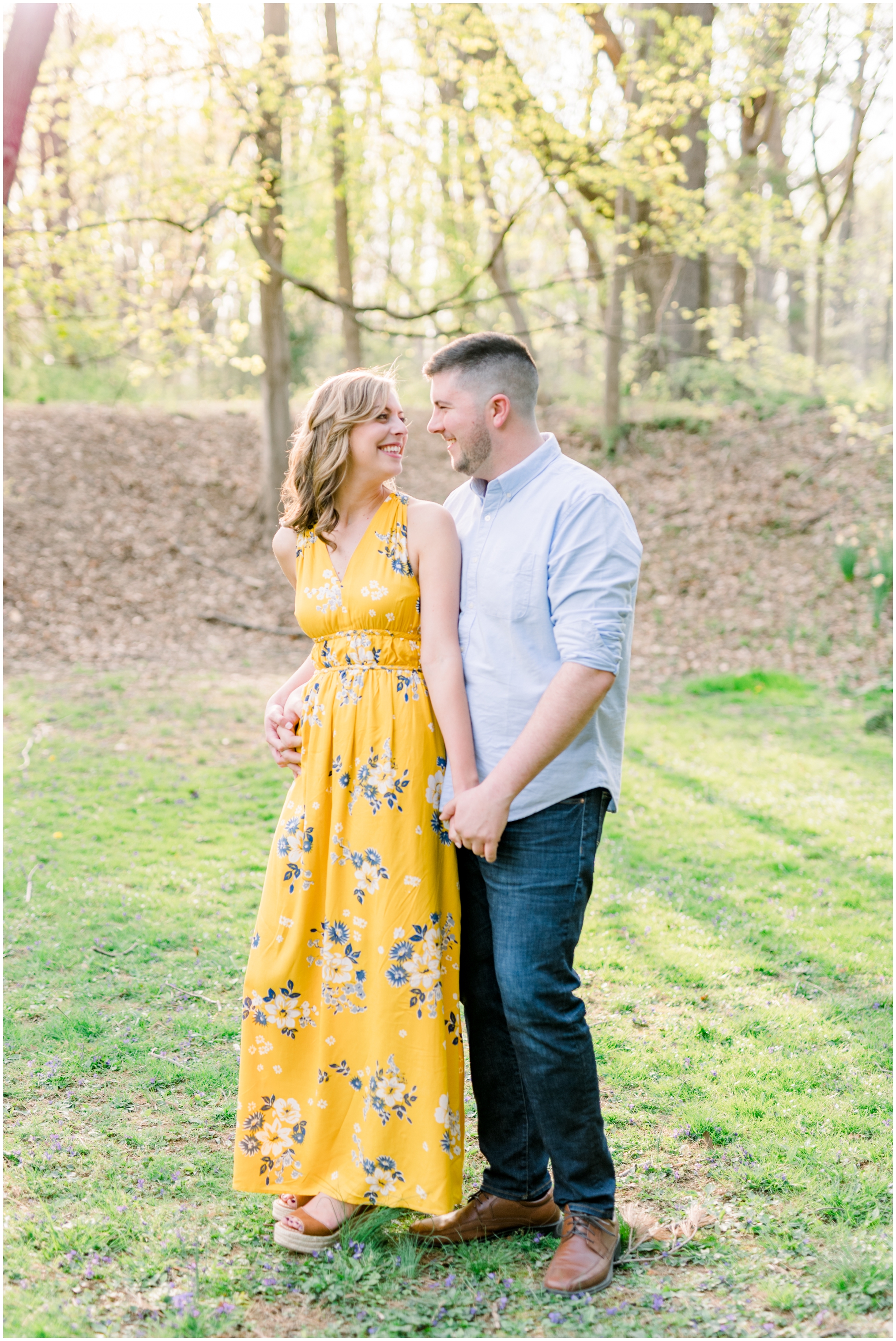 Spring Engagement Session at Ridley Creek State Park