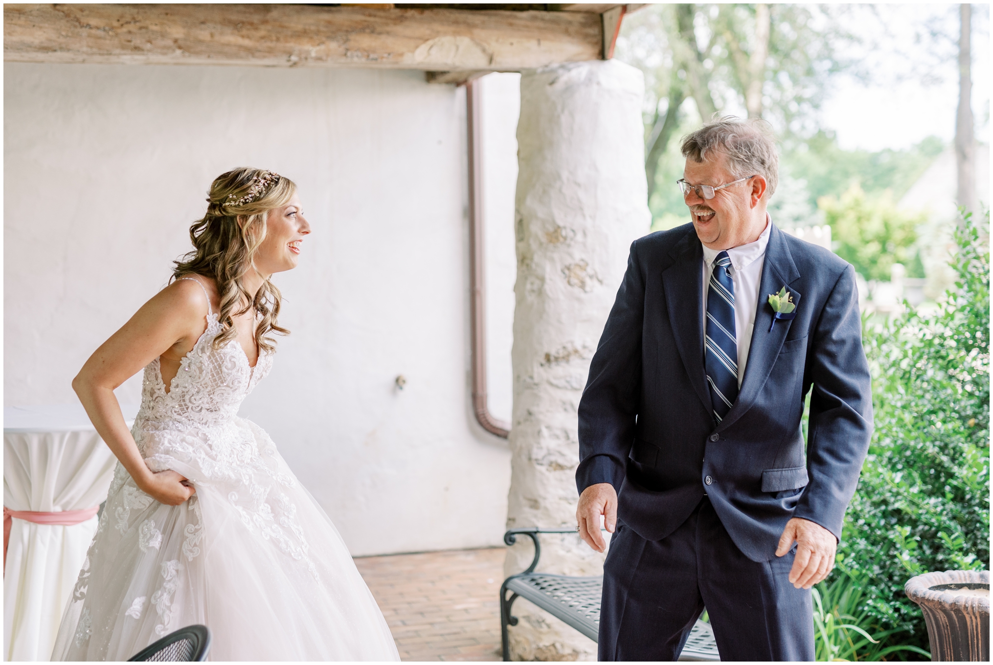 Father Daughter Reveal | Krista Brackin Photography