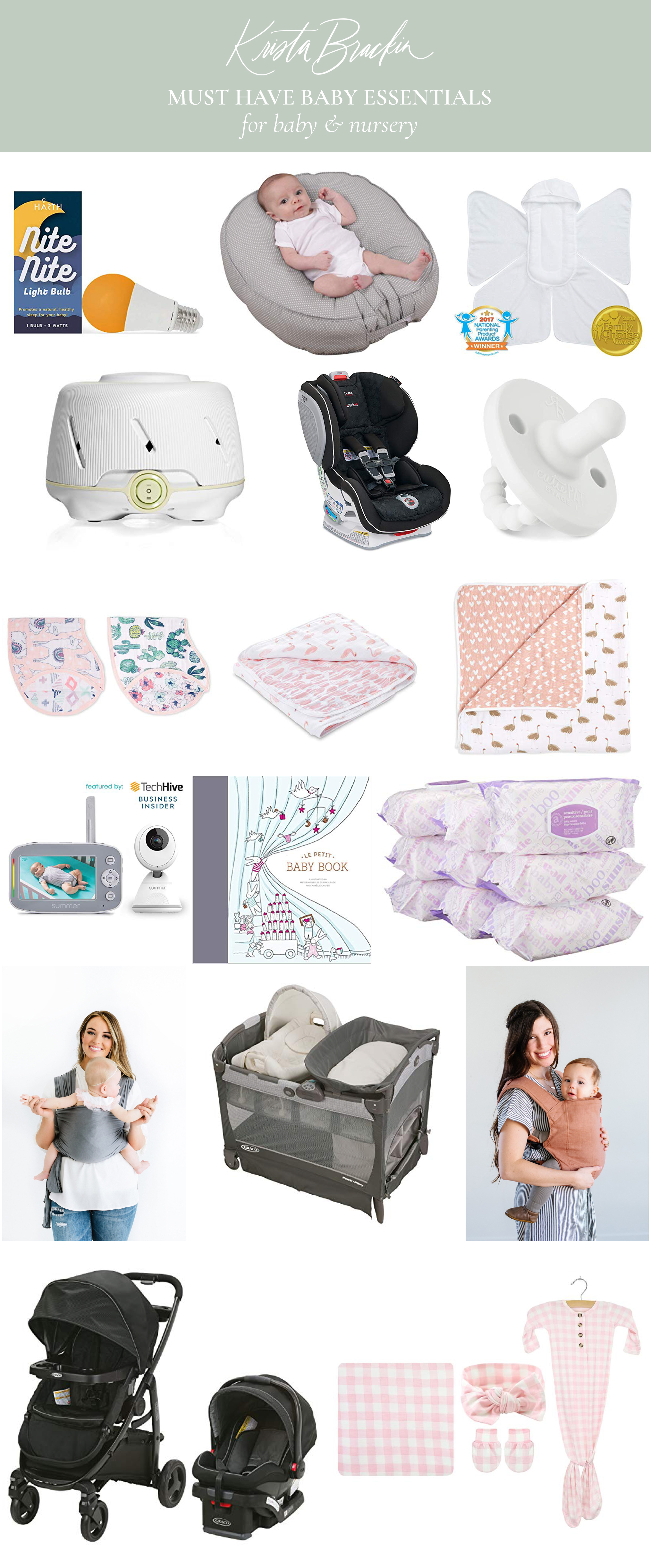 Krista Brackin Photography | Must Have Baby Essentials for Baby & Nursery