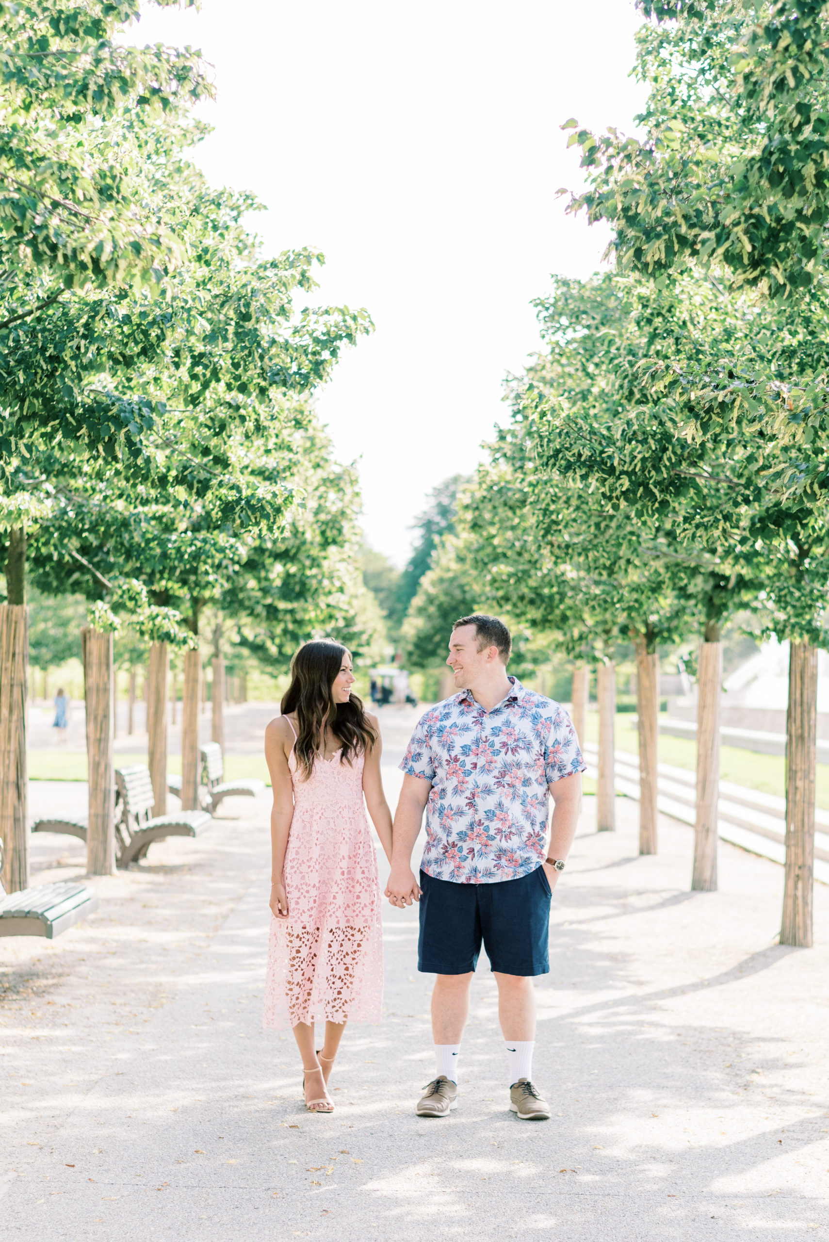July Engagement Session at Longwood Gardens